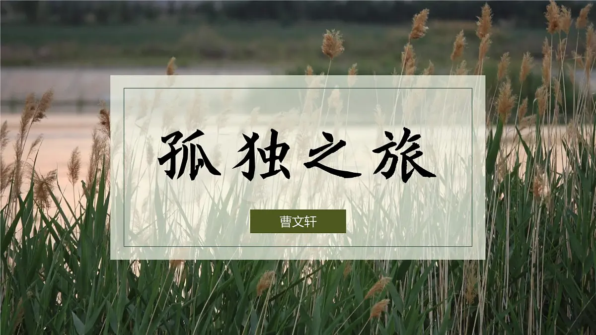 17. 孤独之旅第1页