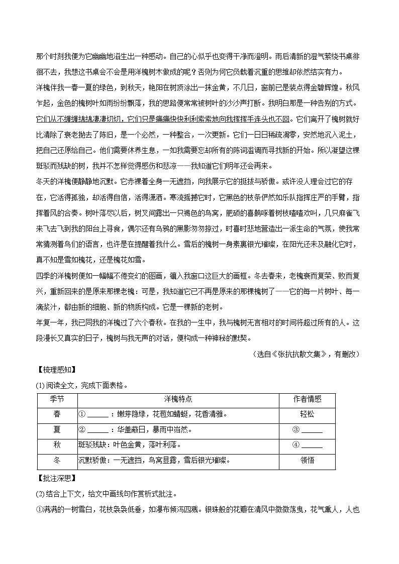 浙江省金华市兰溪市2024-2025学年七年级（下）期末语文试卷【含答案】第3页