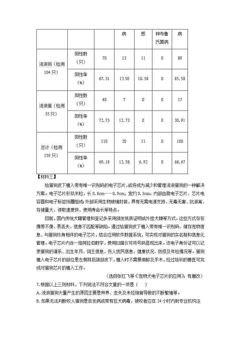 湖南省娄底市冷水江市2024-2025学年七年级下学期期末语文语文试题（学生版）第3页