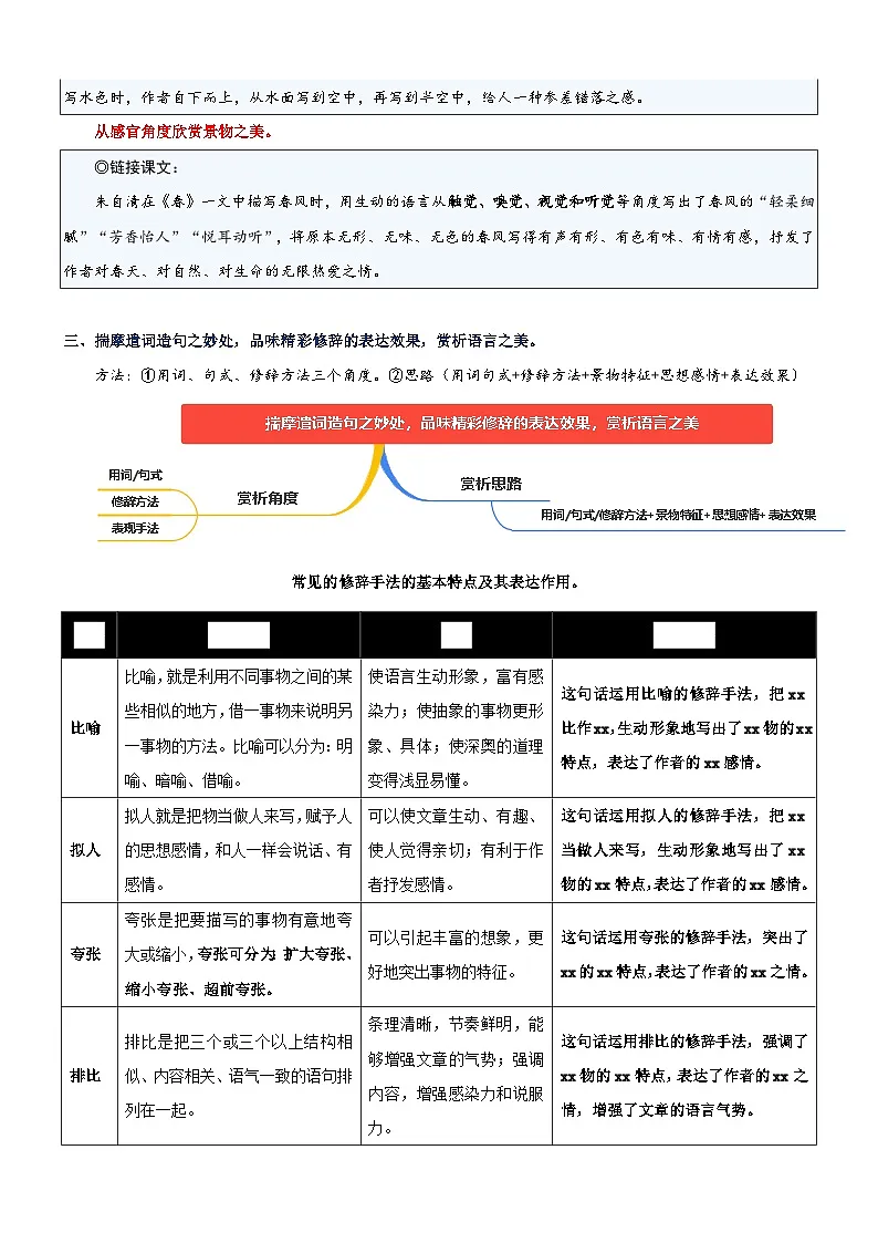 第一单元 “四时美景”主题阅读（原卷版）第3页