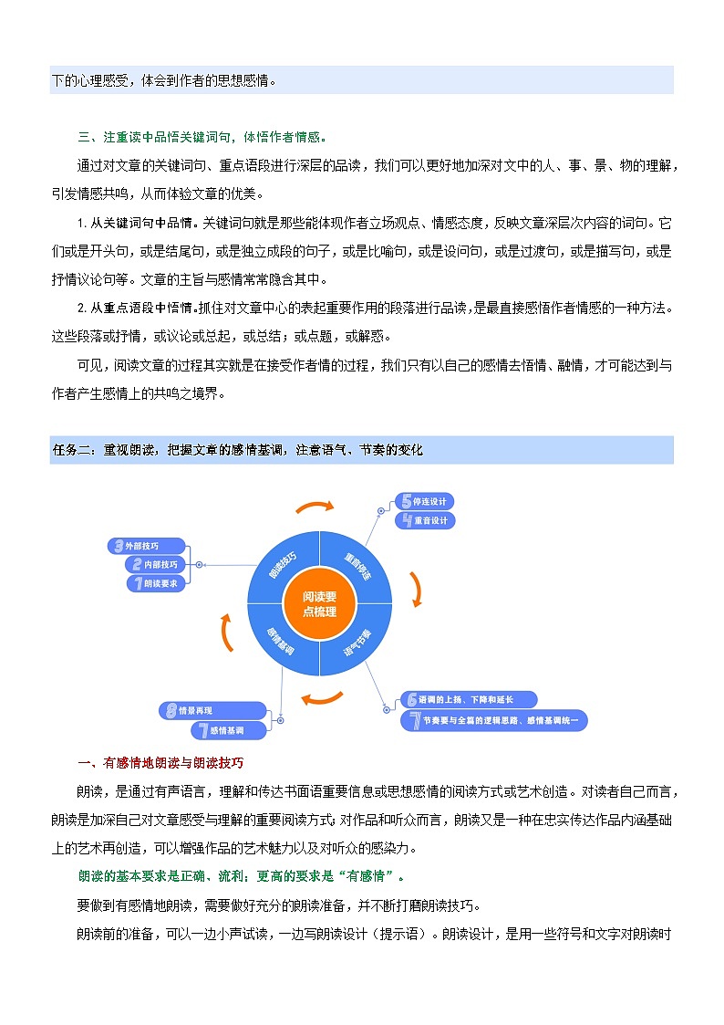 第二单元 “亲情之美”主题阅读（原卷版）第3页