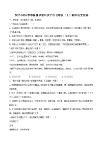 2025-2026学年新疆伊犁州伊宁市七年级（上）期中语文试卷-自定义类型