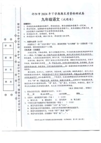 湖南省永州市祁阳市2024-2025学年九年级上学期期末质量检测语文试卷
