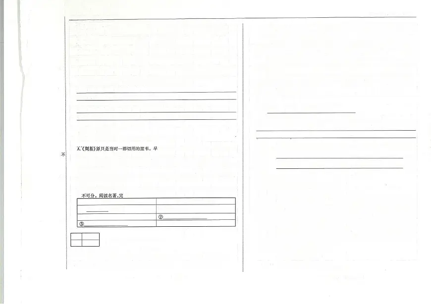 吉林省松原市前郭县南部学区2024~2025学年度下学期八年级期中测试卷 语文（含答案）第3页