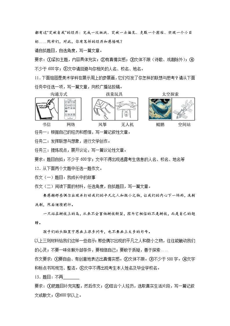 写作题-2026年中考语文一轮专题复习讲练（全国通用）第3页