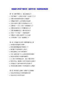 初中语文人教部编版（2024）九年级下册名著导读 《儒林外史》：讽刺作品的阅读同步测试题