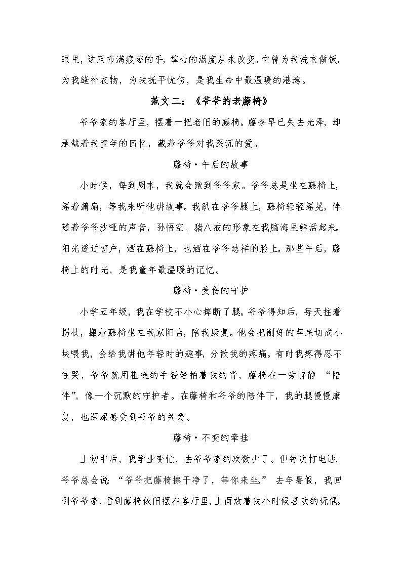 2026年中考语文小标题类优秀作文范文讲练 （8大类80篇)全国通用第3页