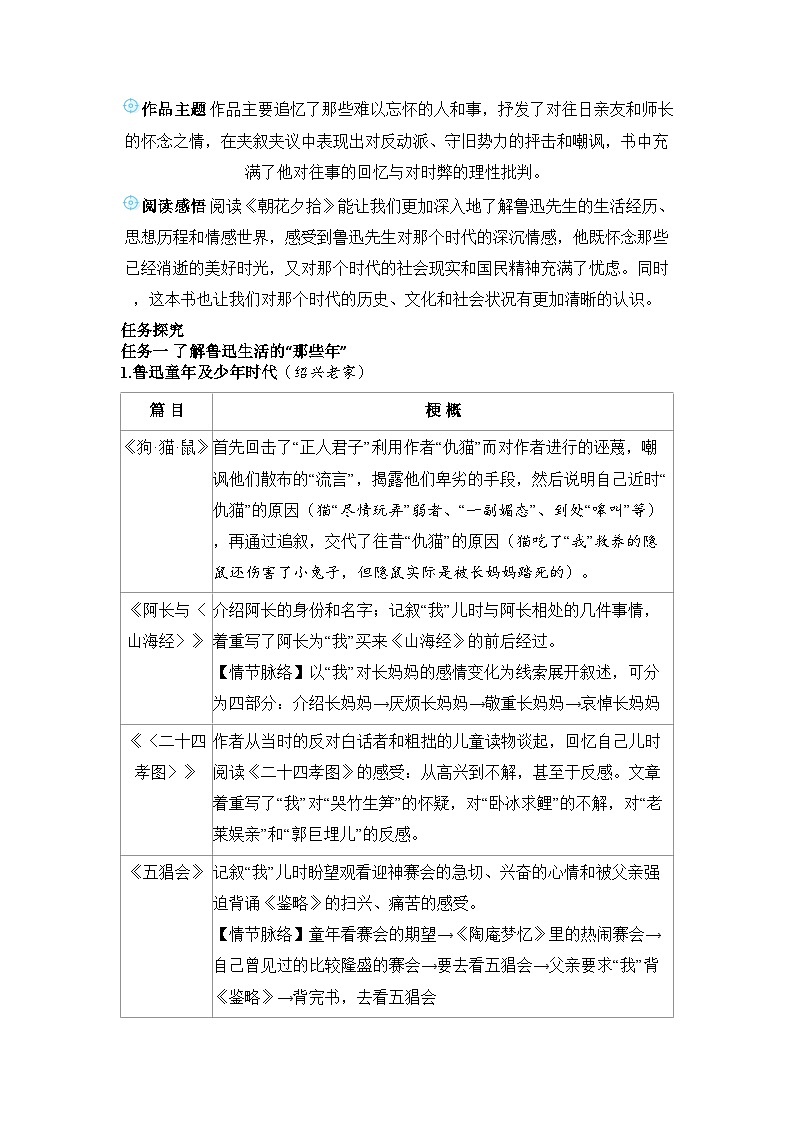 专题六 名著阅读 知识清单-2026年中考语文一轮复习(北京专用）第2页