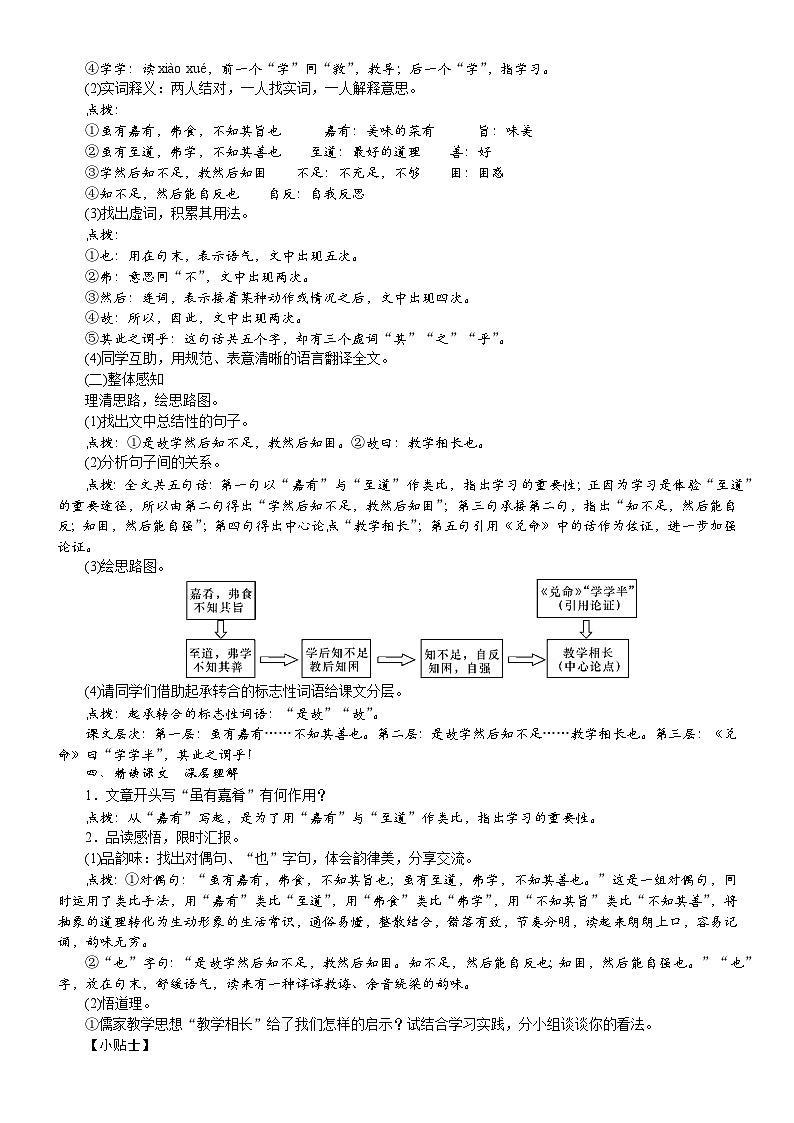 2026年八年级部编版（2024）语文下册 电子教案22　《礼记》二则第2页