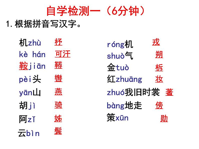8《木兰诗》第一课时 课件第7页