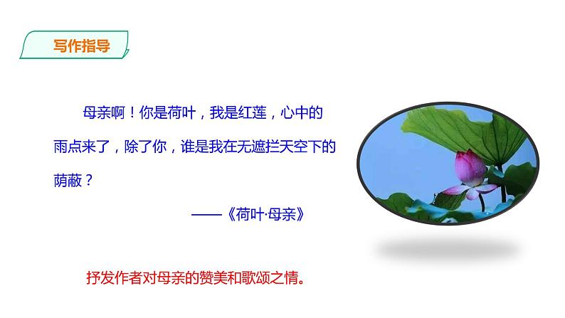 第二单元《写作——学习抒情》课件04