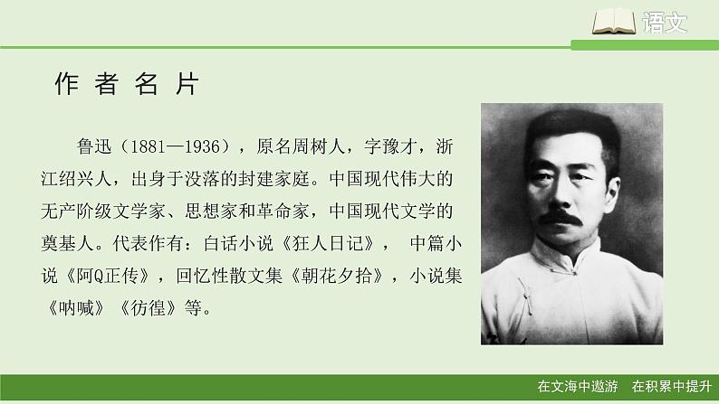 阿长与山海经ppt课件免费下载03