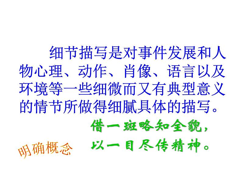 第三单元 作文指导：细节描写——让人物鲜活的钥匙 课件07