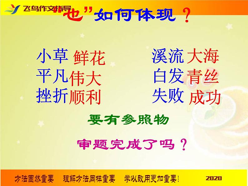 22020中考语文 作文考前名师辅导之半命题作文06