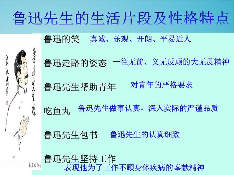 3 回忆鲁迅先生 课件08