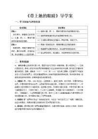 人教部编版七年级下册23*带上她的眼睛导学案