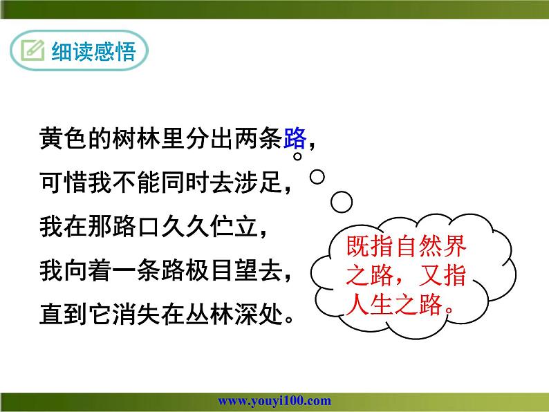 19《未选择的路》ppt课件_部编版七年级下册第8页