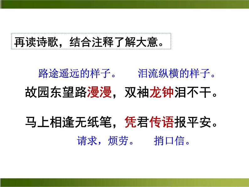 《逢入京使》ppt课件第7页