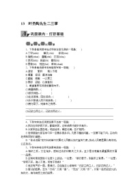 初中语文人教部编版七年级下册第四单元13 叶圣陶先生二三事导学案