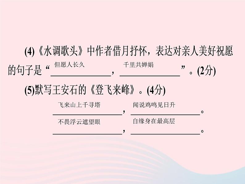 广东专用中考语文高分突破满分特训课件603