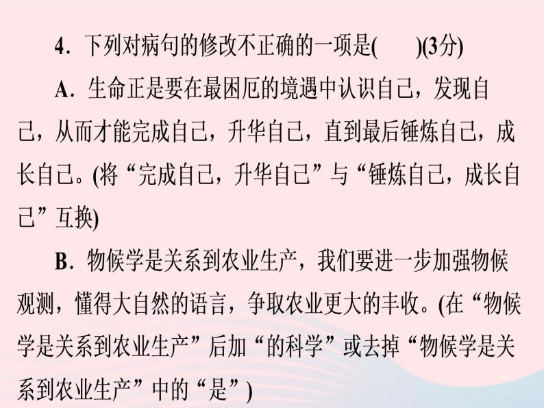 广东专用中考语文高分突破满分特训课件10课件08