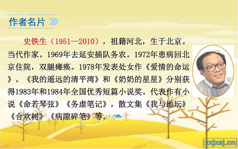 5《秋天的怀念》课件第6页