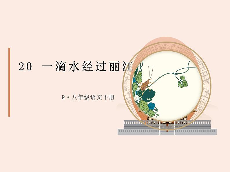 20 一滴水经过丽江 课件01