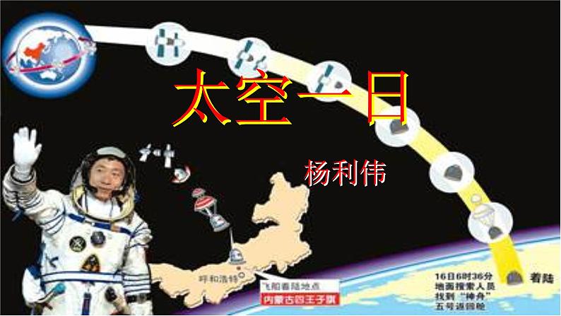 22 太空一日七年级语文下册课件 (共26张PPT)01