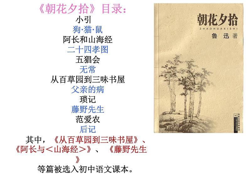 名著导读《朝花夕拾》课件04