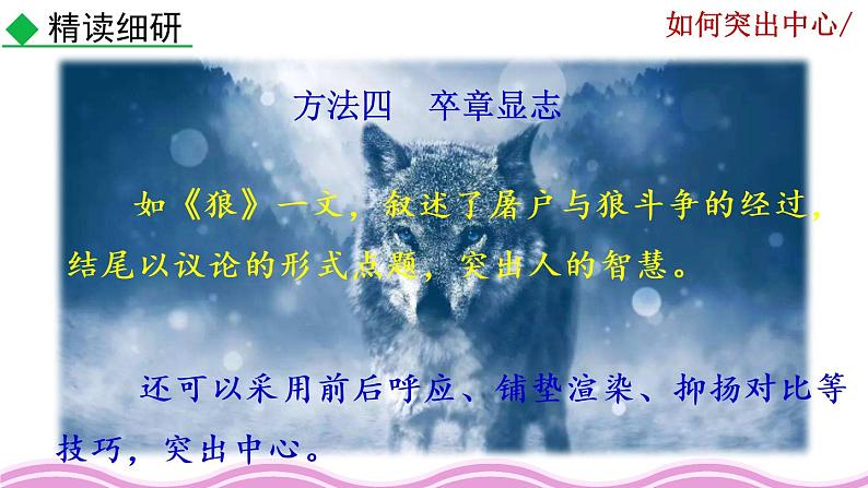 写作《如何突出中心》课件07