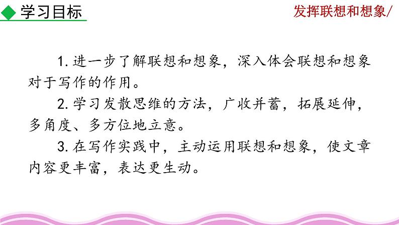 写作《发挥联想和想象》课件02