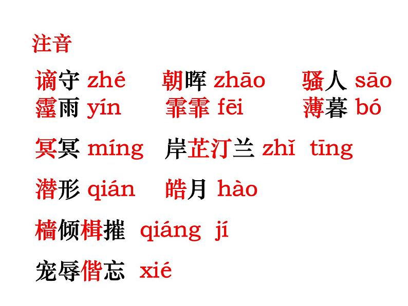 （2020年秋）人教版九年级上语文第11课  岳阳楼记 课件教案练习07