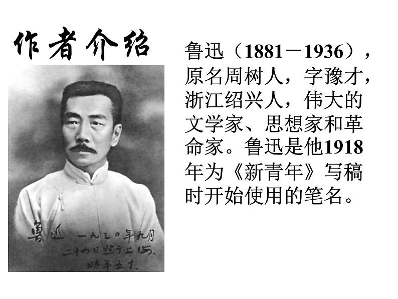 （2020年秋）人教版九年级上语文第18课  中国人失掉自信力了吗 课件教案练习03