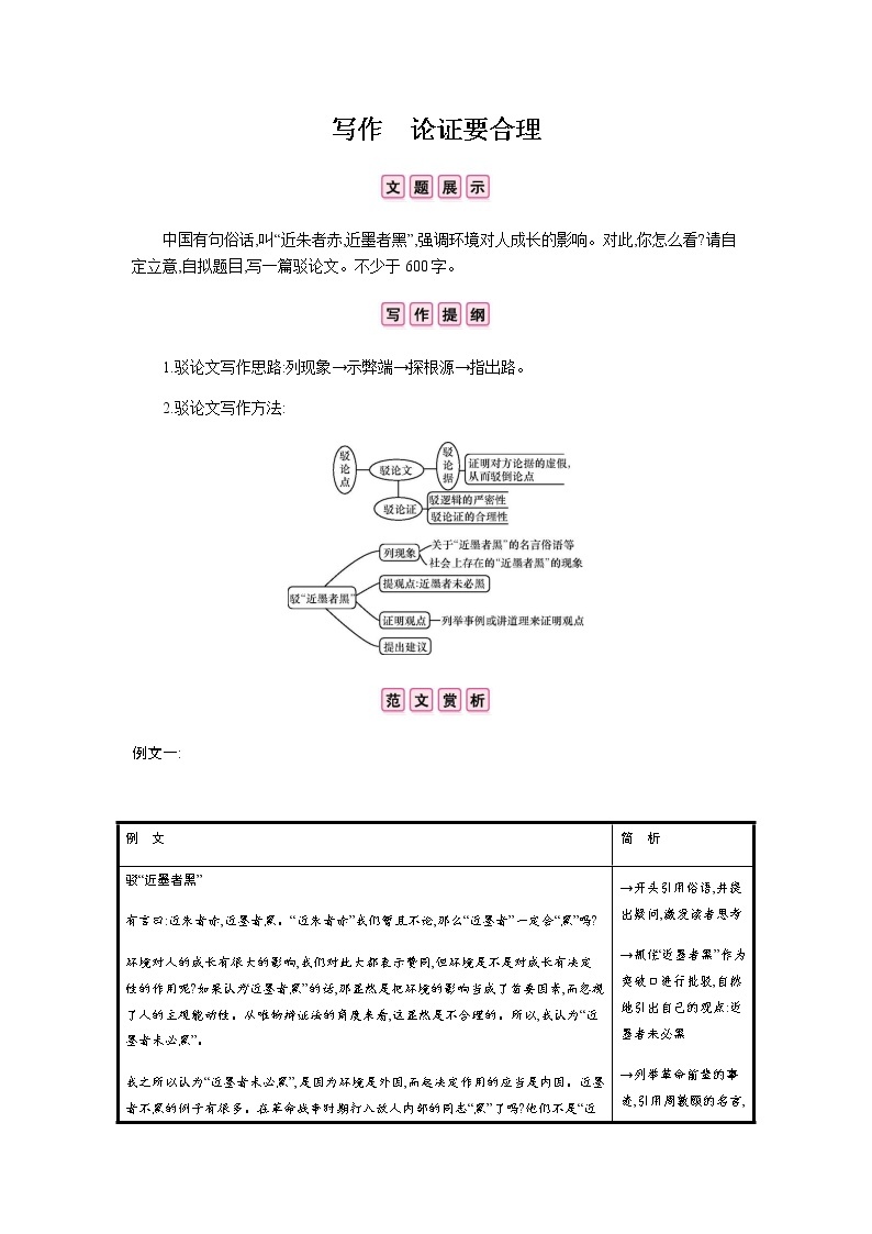 （2020年秋）人教版九年级上语文第五单元  写作 课件练习01