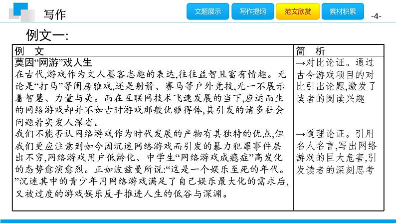 （2020年秋）人教版九年级上语文第二单元  写作 课件练习04