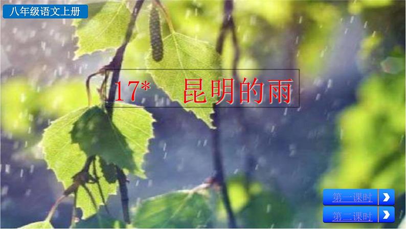 17《昆明的雨》课件02