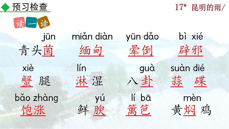 17《昆明的雨》课件06