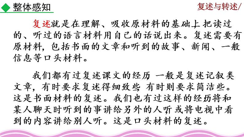 《口语交际 复述与转述》课件03