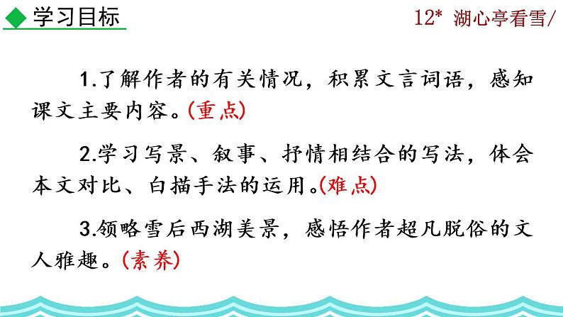 部编版语文九年级上册：13《湖心亭看雪》课件+音频素材07