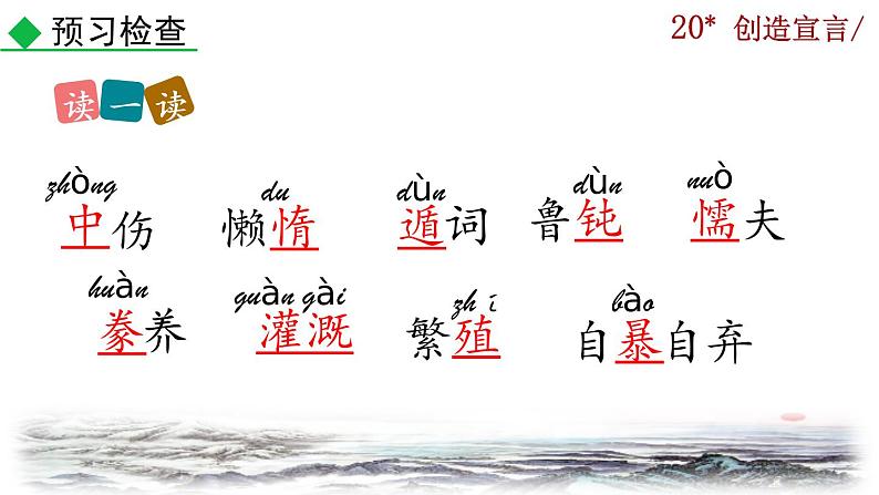 部编版语文九年级上册：21《创造宣言》课件07