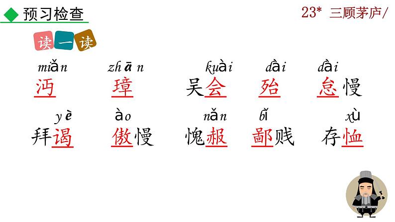 部编版语文九年级上册：24《三顾茅庐》课件07