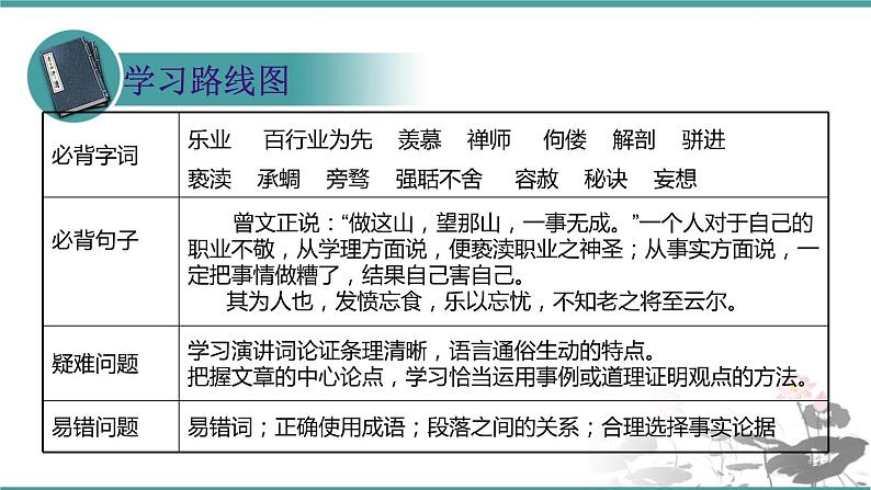 人教部编版 语文九年级上册 第7课《敬业与乐业》课件(共22张PPT)02