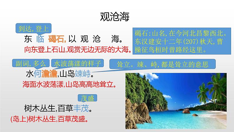 人教部编版七年级语文上册4古代诗歌四首 课件06