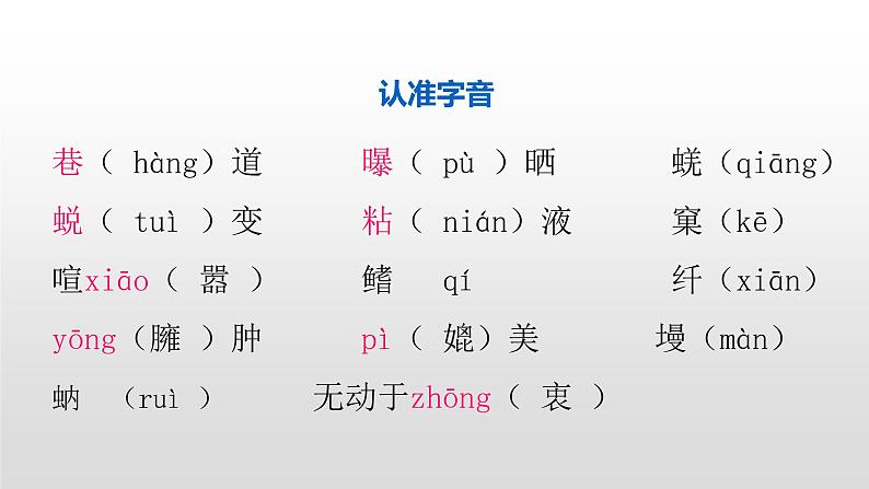 人教部编版八年级语文上册20《蝉》课件第4页