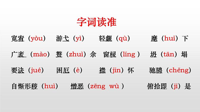 人教部编版九年级语文上册9精神的三间小屋 课件03