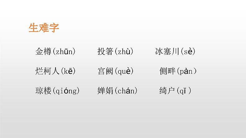 人教部编版九年级语文上册13诗词三首 课件05