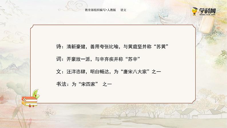 人教版八（上） 语文  第三单元 10 短文二篇（二）记承天寺夜游-部编版课件06