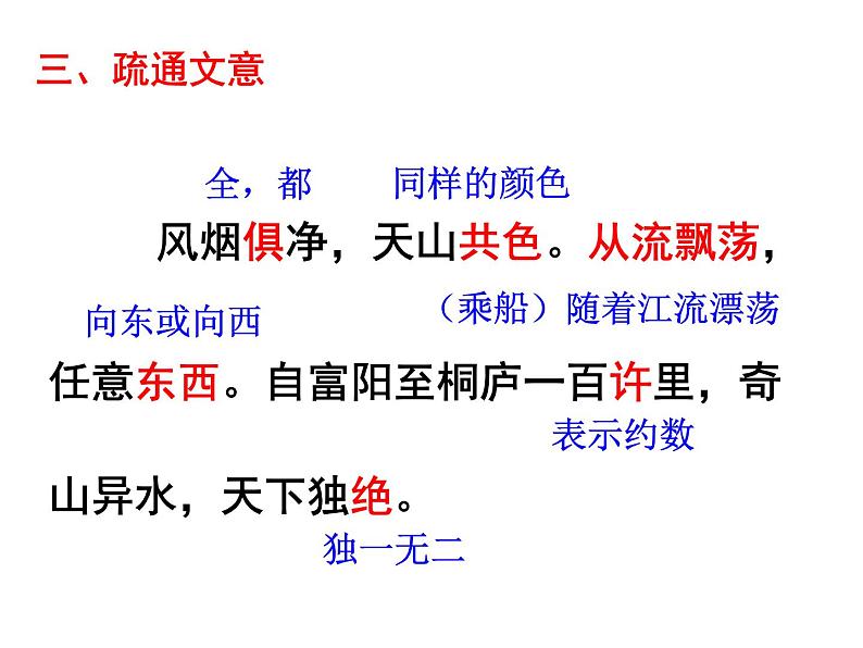 04 《与朱元思书》-2020-2021学年八年级上册语文第三单元随堂课件（部编版）07