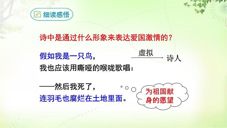 3 我爱这土地 PPT课件_九上语文08