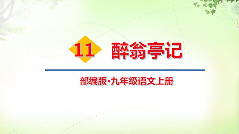 12 醉翁亭记 PPT课件_九上语文01